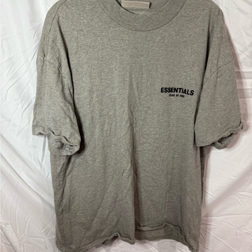 Essentials Gray Short Sleeve Men's Tee